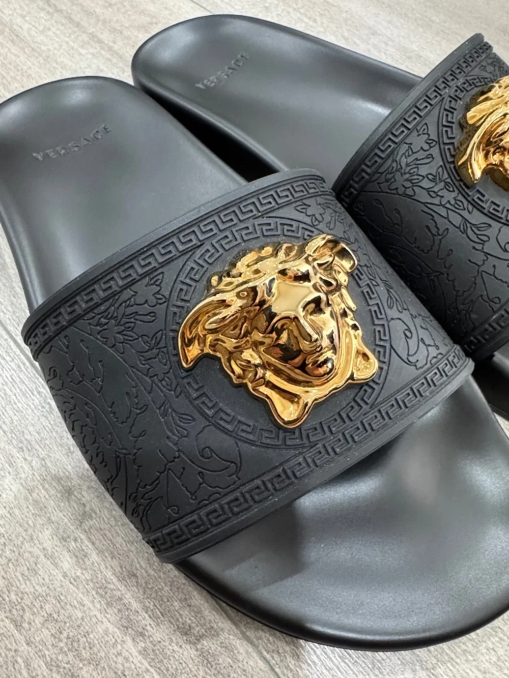 Versace Rubber Sliders - Picture 8 of 11